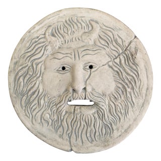 Vintage Mouth of Truth Wall Sculpture by Domenico Persiani, Rome For Sale