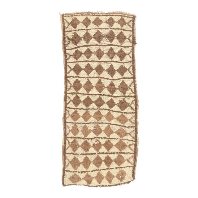 Vintage Azilal Moroccan Rug, 03'03 X 07'04 For Sale