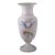 Late 19th Century Glass Vase Bristol Type Hand Painted Enameled Flowers For Sale