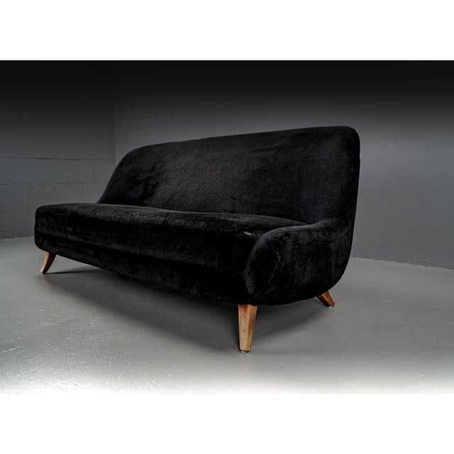 Sofa in Boucle Fabric attributed to Flemming Lassen, 1940s For Sale - Image 13 of 18