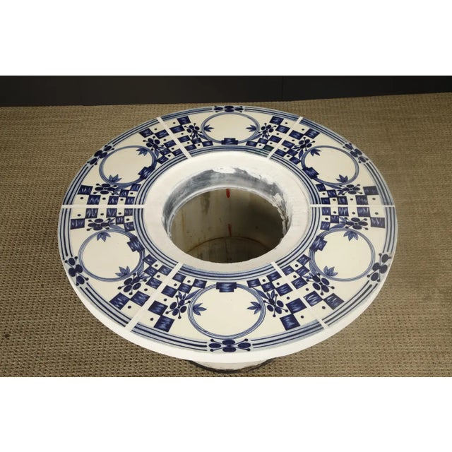 Bjorn Wiinblad for Rosenthal Ceramic Art Tiles Hibachi Grill Table, 1960s For Sale - Image 13 of 18