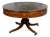 English Regency 1840s Mahogany Rent Table with Leather Top and Eight Drawers For Sale