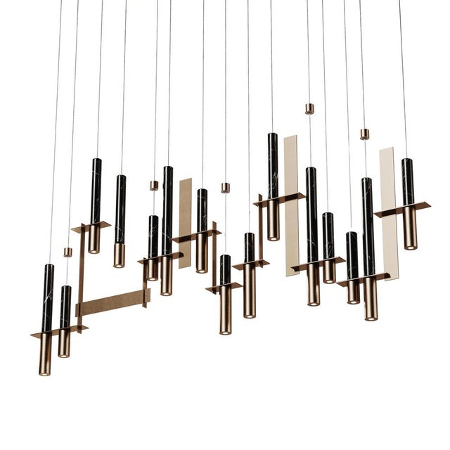 Portland Suspension Lamp by Porus Studio For Sale - Image 10 of 12