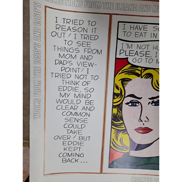 Printmaking Materials Roy Liehtenstein Walker Art Center Eddie Diptych Offset Lithograph For Sale - Image 7 of 8