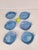 Ceramic Blue Ceramic Fish Plates by Aimé De Grimaud, France, 1970, Set of 6 For Sale - Image 7 of 10