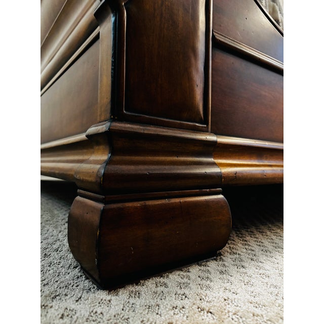 Ethan Allen Ethan Allen Tuscany Collection Queen Sleigh Bed For Sale - Image 4 of 8