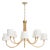 Regina Andrew Treble Bamboo Wrapped Chandelier For Sale