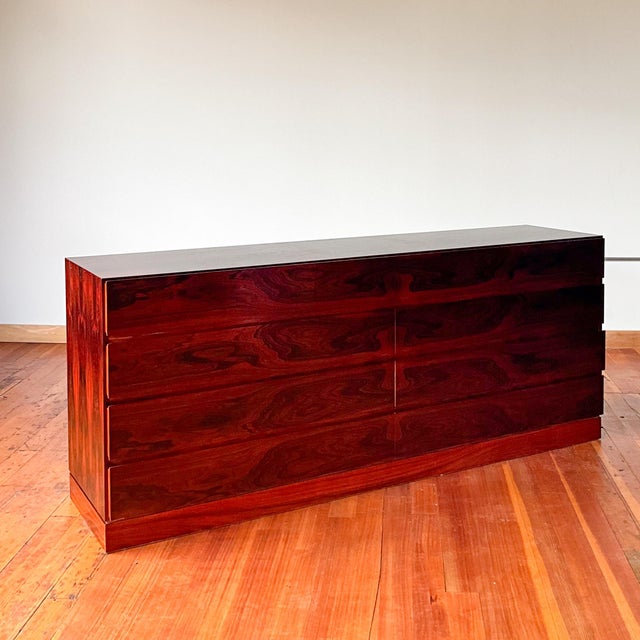 Mid-Century Modern Mid 20th Century Arne Wahl Iversen for Vinde Mobelfabrik Rosewood Dresser For Sale - Image 3 of 13