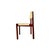 Chairs in Iroko Wood and Faux Leather attributed to Biosca, 1960s, Set of 6 For Sale - Image 3 of 11
