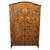 Brown Vintage Art Deco Bur Walnut Compact Shelved Wardrobe, 1930 For Sale - Image 8 of 8