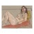 "Danielle" Nude Figurative Drawing in Pastel on Paper by Albert L. Hutson For Sale