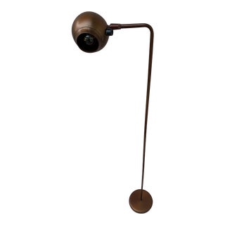 Vintage Articulating Eyeball Floor Lamp by Robert Sonneman for George Kovacs in Copper Finish For Sale
