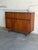 Vintage Danish Modern Teak Secretary Sideboard Cabinet With Drop Front Bar 1960s For Sale - Image 4 of 10