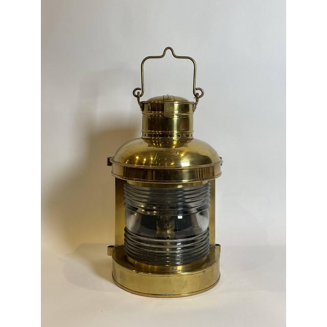 Huge Antique Ships Masthead Lantern For Sale In Boston - Image 6 of 12