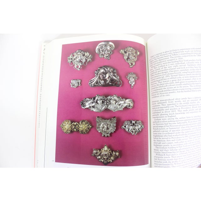 Vintage Art Nouveau Jewelry 1st Edition Hard Cover Coffee Table Book Vivienne Becker 1985 For Sale - Image 11 of 11