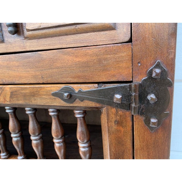 Spanish Chest of Drawers in Walnut, 1920s For Sale - Image 18 of 18