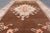 Vintage Latch Hook Design Turkish Oushak Rug in Chocolate Brown, Taupe, Gray and Burnt Orange For Sale - Image 11 of 13