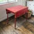Red American Farmhouse Gateleg Drop Leaf Table in Aged Red Paint, C. 1890–1920 For Sale - Image 8 of 18
