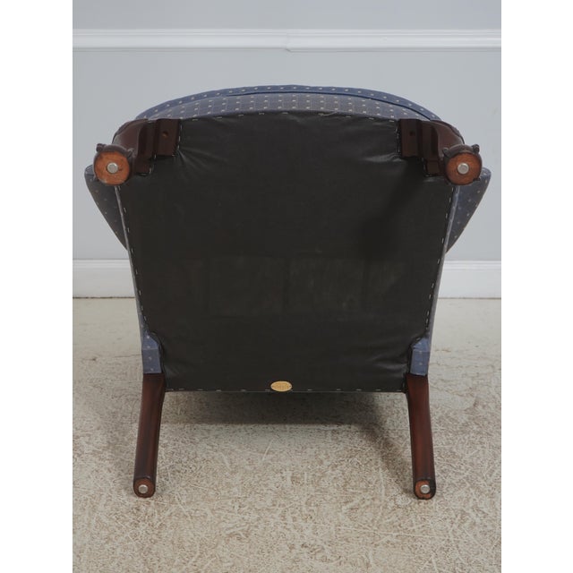 Pair Kindel Philadelphia Clawfoot Wing Back Chairs For Sale - Image 14 of 18