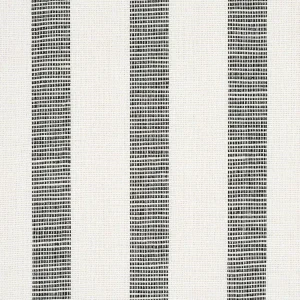 Schumacher Ketley Performance Stripe Fabric in Black