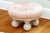 Rose MacKenzie-Childs Whimsical Tufted Silk & Cotton Tuffet Ottoman For Sale - Image 8 of 9
