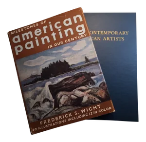 American Painting Contemporary American Artists Books - Set of 2