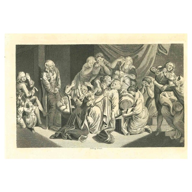 Thomas Holloway, Reactions to Death, Original Etching, 1810 For Sale