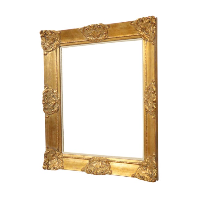 Large Vintage Baroque Style Gilt Frame For Sale - Image 4 of 15