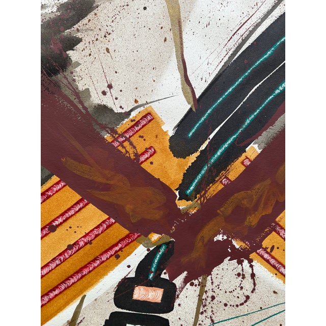 Contemporary Barbara Beck 1994 Painting on Paper - Signed and Dated For Sale - Image 3 of 5