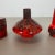 German Studio Pottery Vase Objects in Red Black Ceramic from Otto Keramik, 1970, Set of 3 For Sale - Image 11 of 18