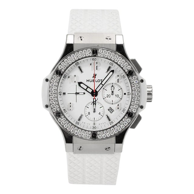 Hublot Big Bang St. Moritz 44 MM 301.se.030.rw.114 Diamond Bezel Steel Watch For Sale