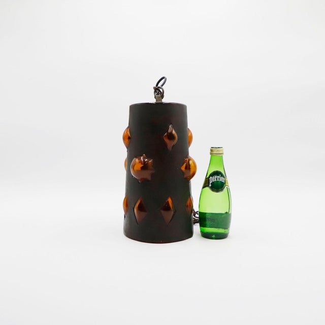 1970s 1970s Feders Hand Blown Glass Chandelier For Sale - Image 5 of 5