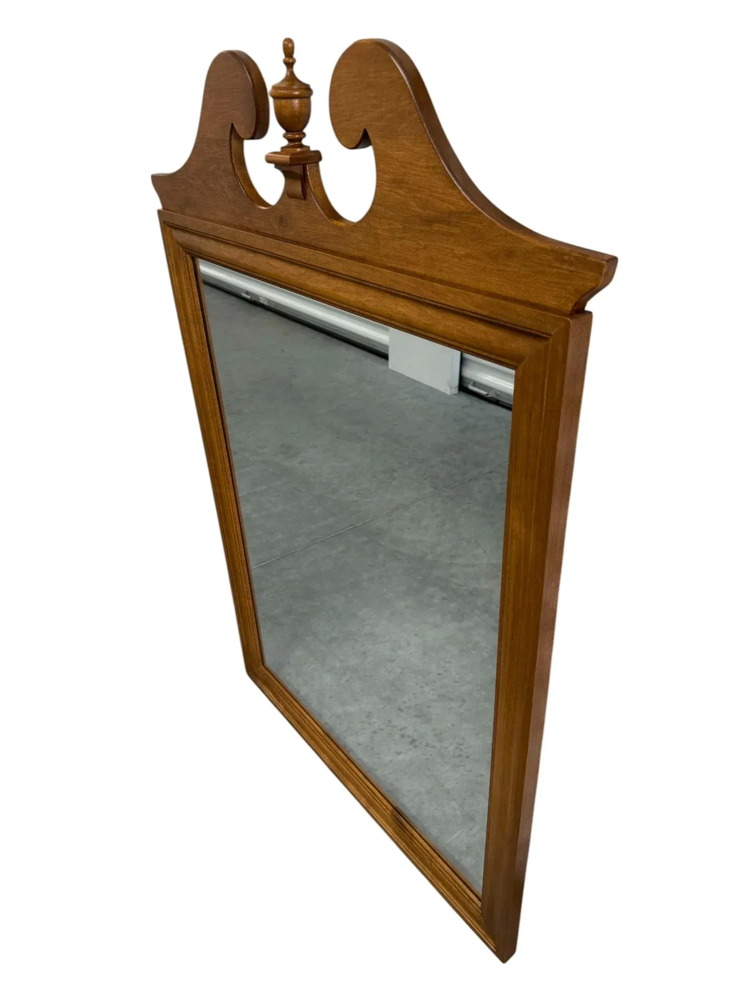 Late 20th Century Ethan Allen Federal Style Nutmeg Maple Wall