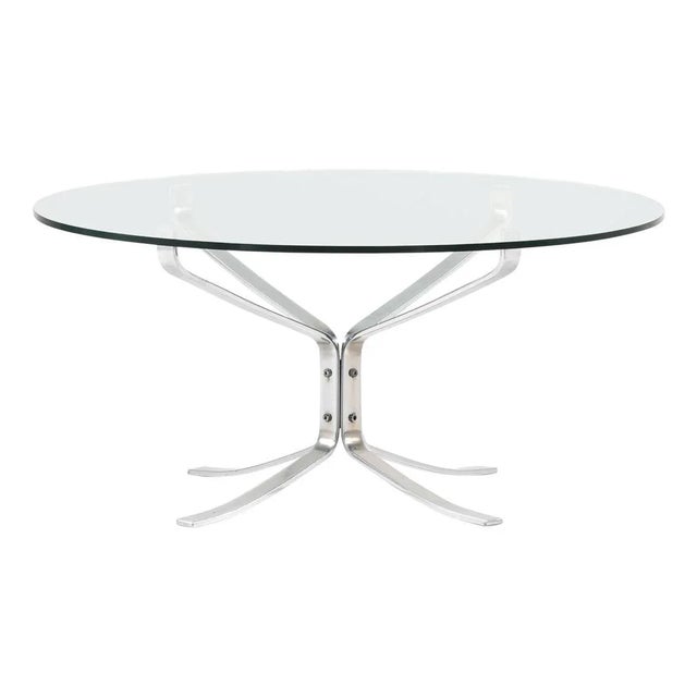 Metal Falcon Coffee Table by Sigurd Resell for Vatne Möbler, Norway For Sale - Image 7 of 7