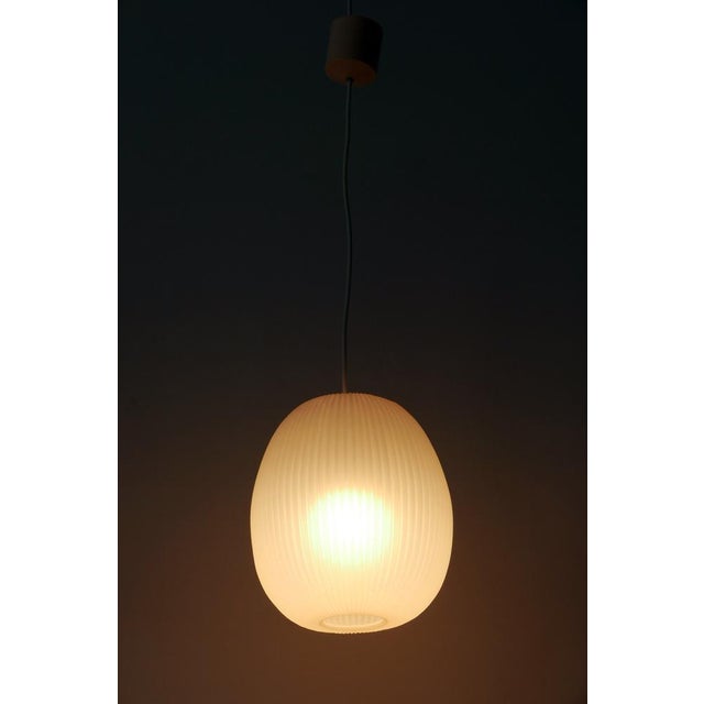 Plastic Mid-Century Modern Pendant Lamp by Aloys F. Gangkofner for Erco, 1960s For Sale - Image 7 of 18