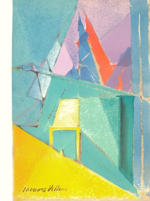 Original 1964 Lithograph "Intimité" by Jacques Villon