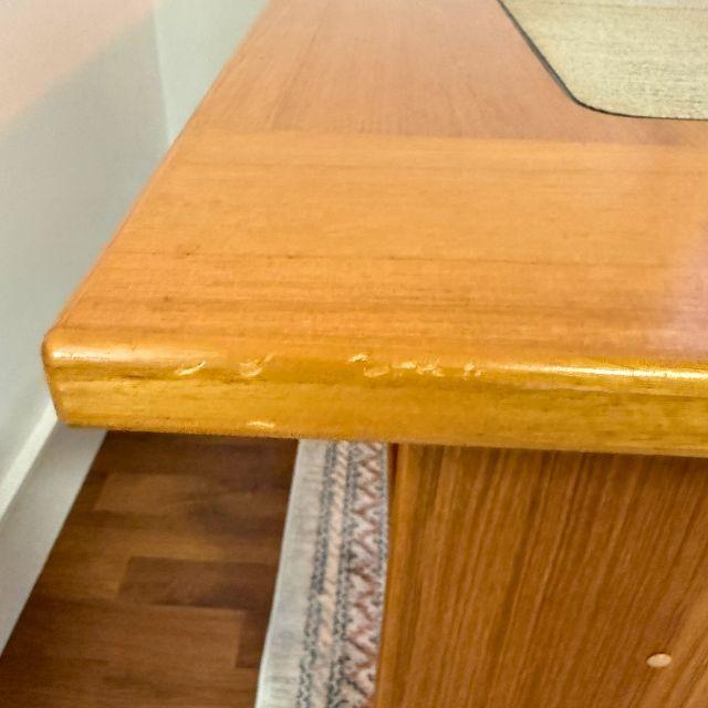 Late 1970s Danish Gangsø Møbler, Attributed Teak Console Table, Made in Denmark For Sale - Image 14 of 17