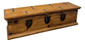 1960s Primitive Pine Blanket Chest