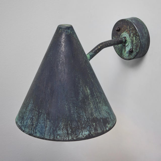 Not Yet Made - Made To Order Hans-Agne Jakobsson 'Tratten' Darkly Patinated Outdoor Sconce For Sale - Image 5 of 12