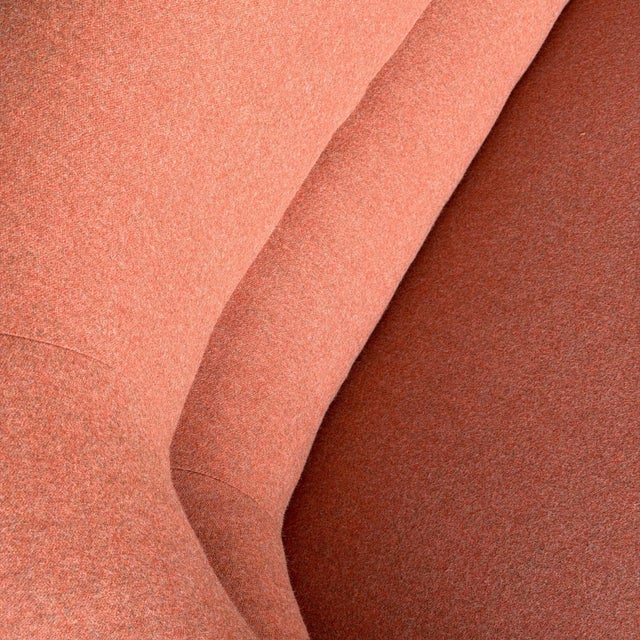 1970s Tight Back Sofa Attributed to Ward Bennett for Brickel Associates For Sale - Image 9 of 10