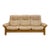 Late 20th Century Ekornes Stressless Buckingham 3-Seat Recliner Sofa Vintage MCM 90" Wide For Sale