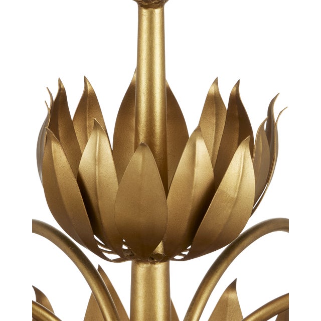 2020s Currey & Company Mirasole Gold Chandelier For Sale - Image 5 of 6