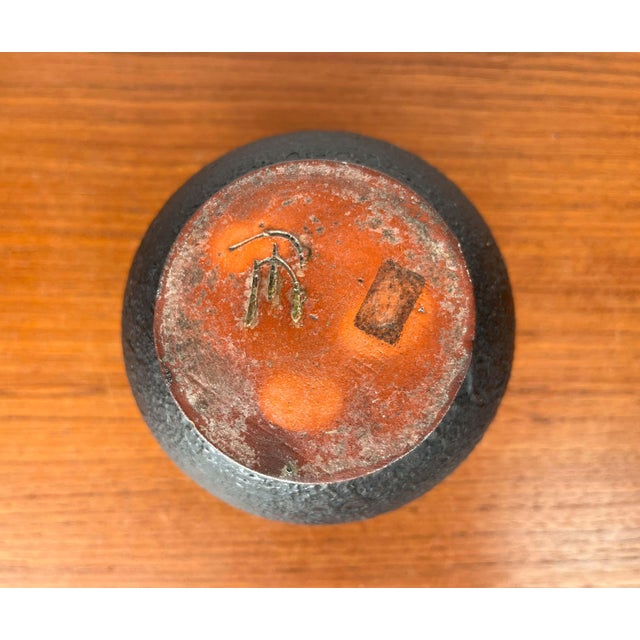 Mid-Century Modern German Studio Pottery Vase by Melitta Teubner, 1960s For Sale - Image 11 of 13