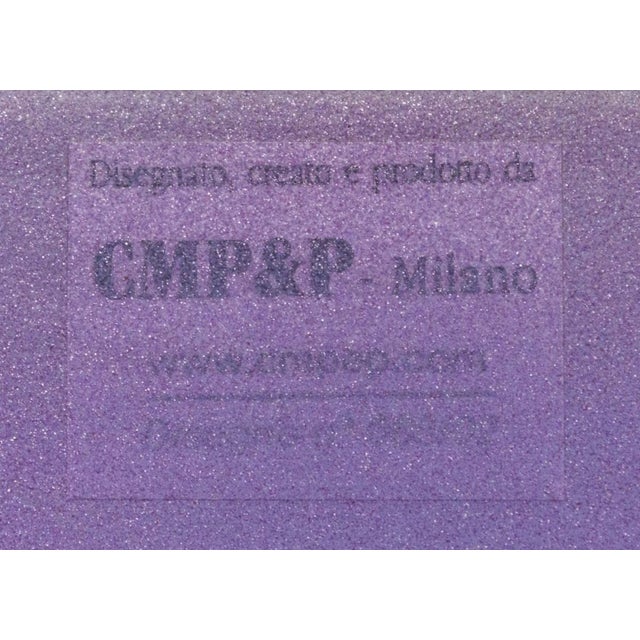 Purple Purple Metal Bookcase from CMP&P Milano For Sale - Image 8 of 14