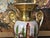 Early 19th Century Early 19th Century Baluster Vase in Porcelain Paris Painted & Gilded by Hand, 1800s For Sale - Image 5 of 14
