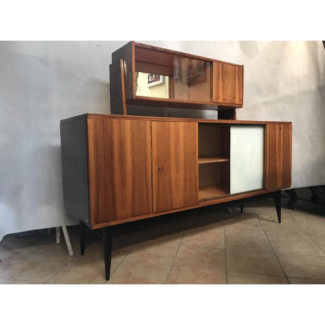 Wood Art Deco Buffet from WFM Włocławek Furniture Fabryki, 1970s For Sale - Image 7 of 18