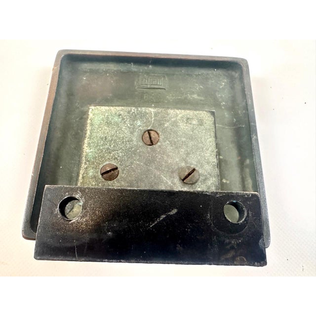 Goldenrod Brutalist Bronze Push and Pull Alpana Door Handle, 1970s For Sale - Image 8 of 10