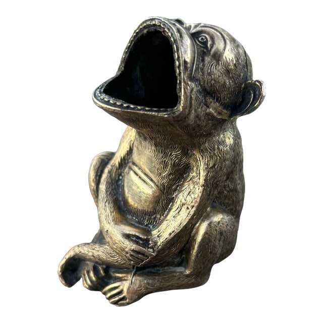 Early 1900s Jennings Brothers Monkey Ashtray/Cigar Rest For Sale