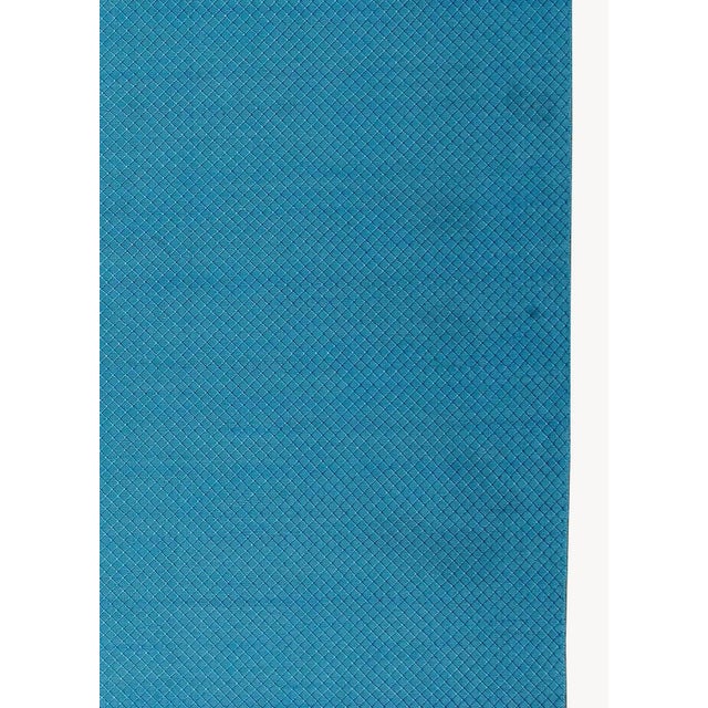 High-Quality Contemporary Blue Flat-Weave Rug by Doris Leslie Blau For Sale In New York - Image 6 of 7