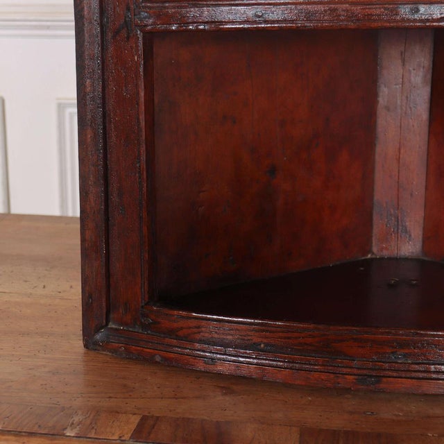 Antique English Hanging Cabinet 1700s For Sale - Image 4 of 7